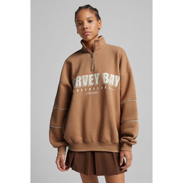 BSK Oversized Half Zip Sweat | Montivo Pakistan