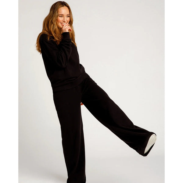 CP Wide Leg Black Trousers | Montivo Pakistan