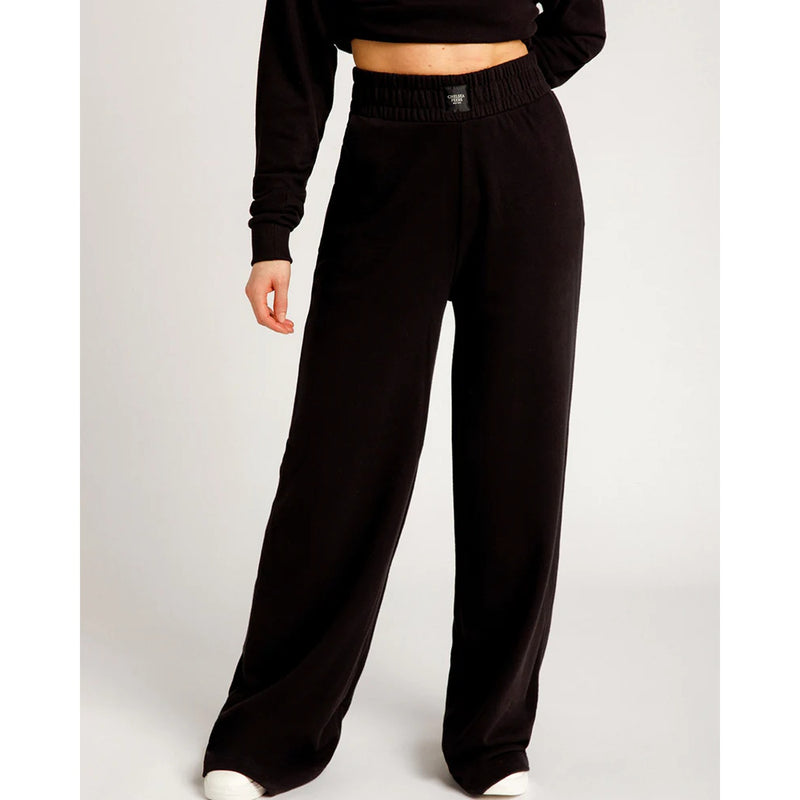 CP Wide Leg Black Trousers | Montivo Pakistan