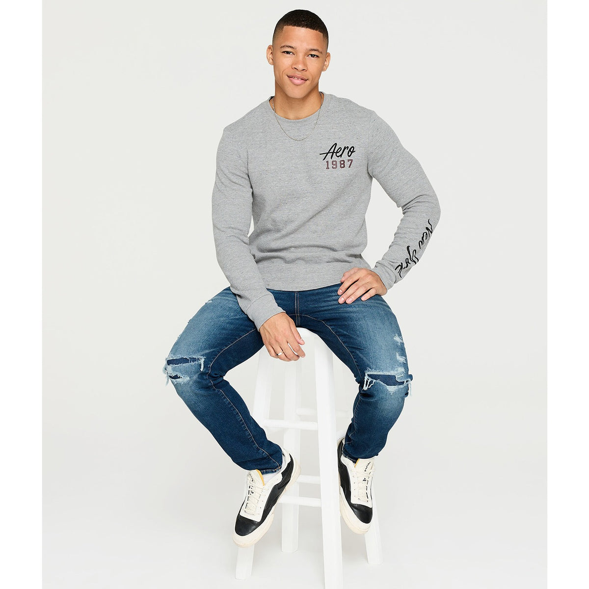 AERO Mid Blue Super Skinny Soft Jean | Montivo Pakistan