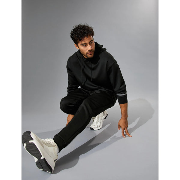Black Sports Plain Joggers | Montivo Pakistan