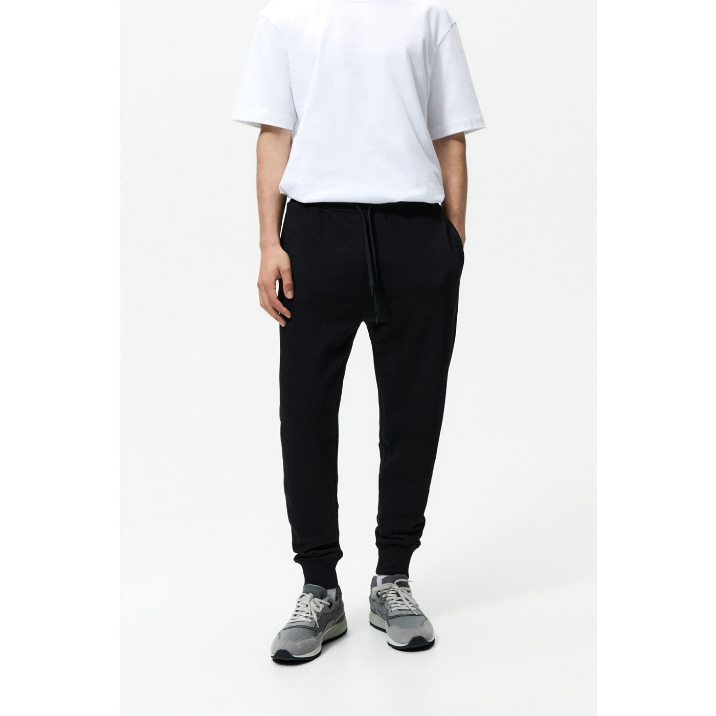 Black Joggers with Side Panel | Montivo Pakistan