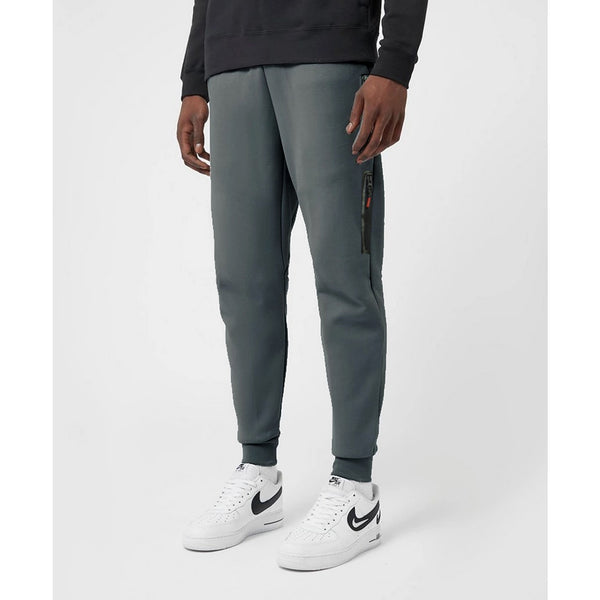 Grey Sports Zip Detailed Joggers | Montivo Pakistan