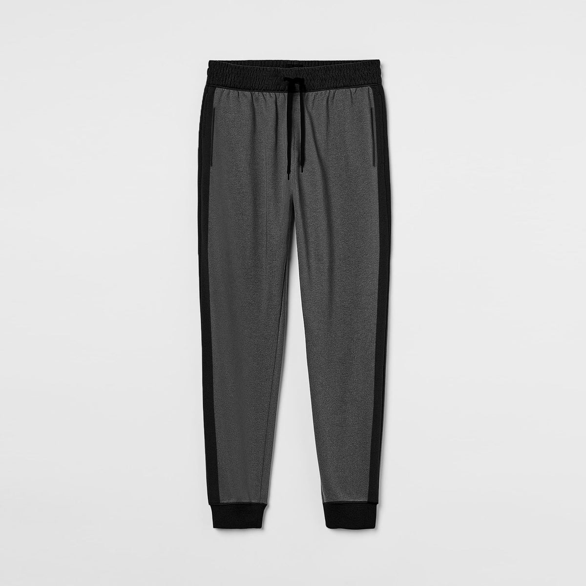 Charcoal Melange Side Panel Joggers | Montivo Pakistan