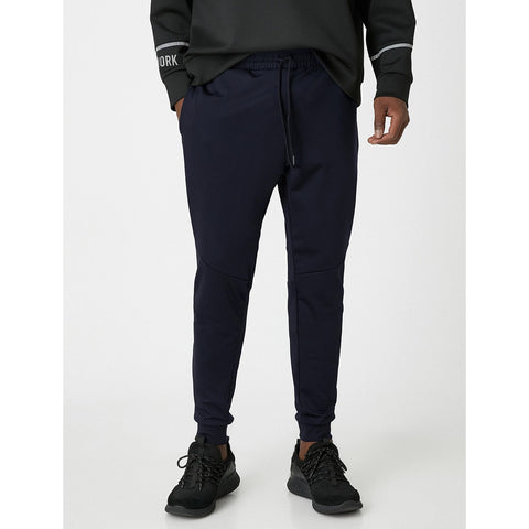 Navy Plain Sports Joggers | Montivo Pakistan