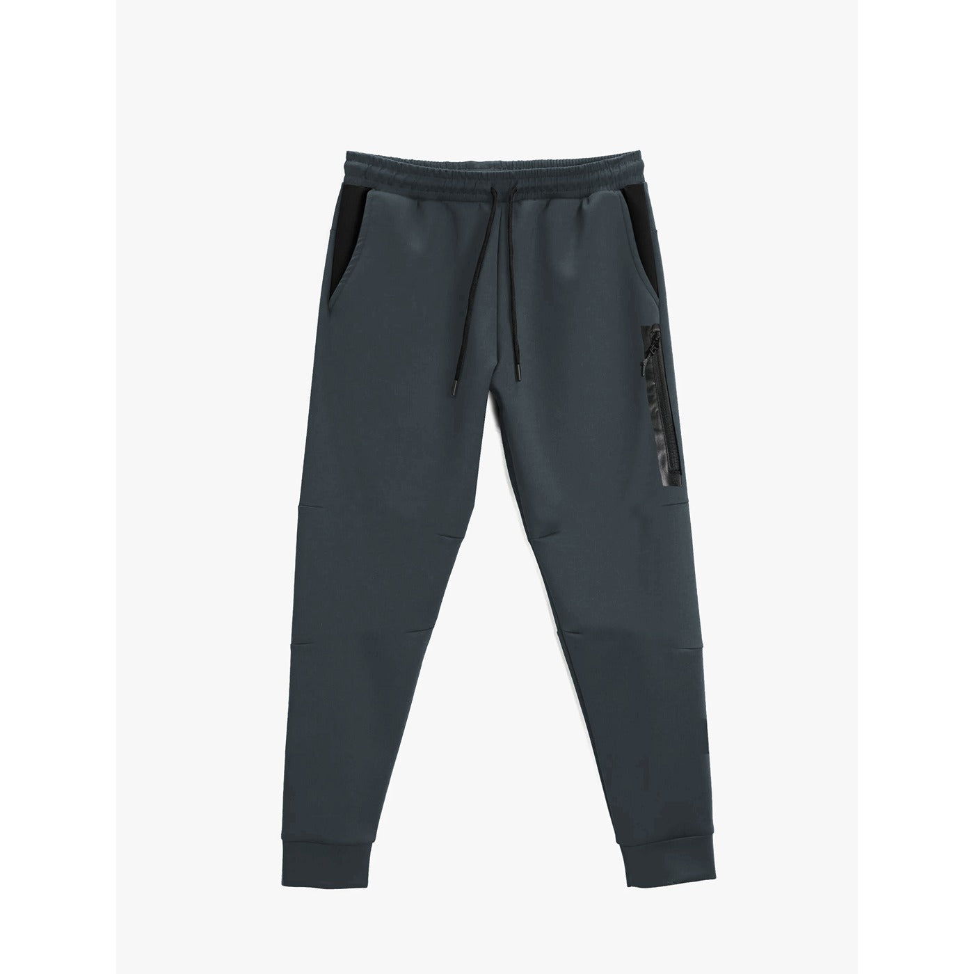 Grey Sports Joggers With Zip Detailing | Montivo Pakistan