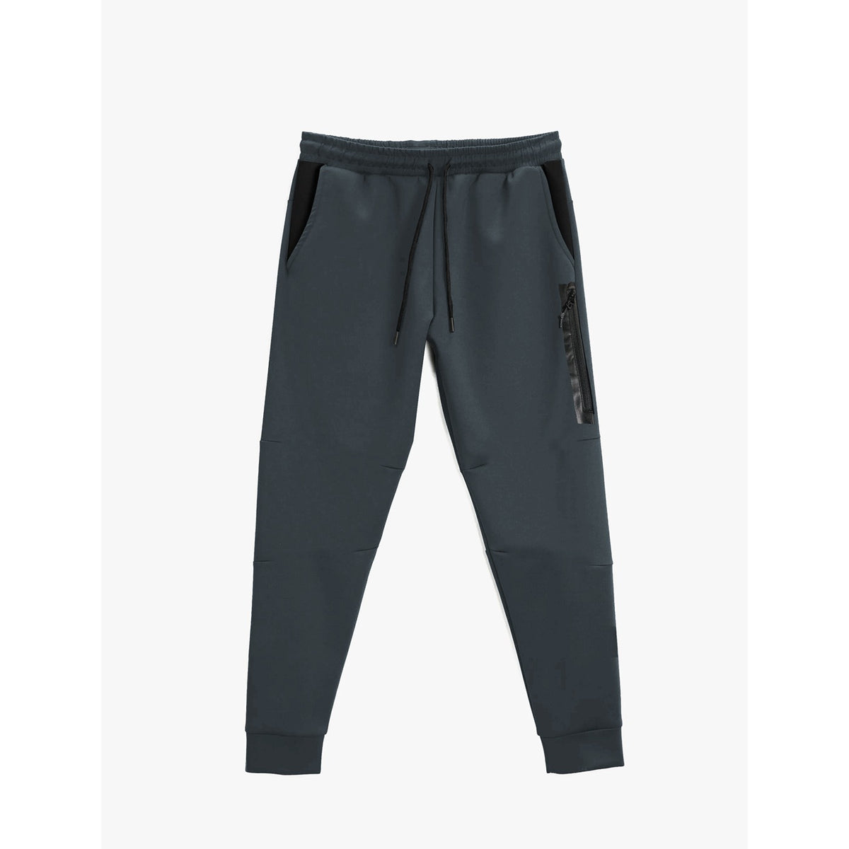 Grey Sports Joggers With Zip Detailing | Montivo Pakistan