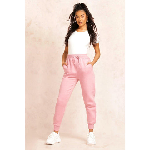 Pink Oversized High Waist Joggers | Montivo Pakistan