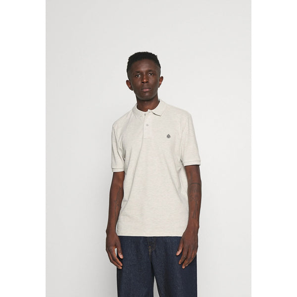 SPFLD White Melange Polo | Montivo Pakistan