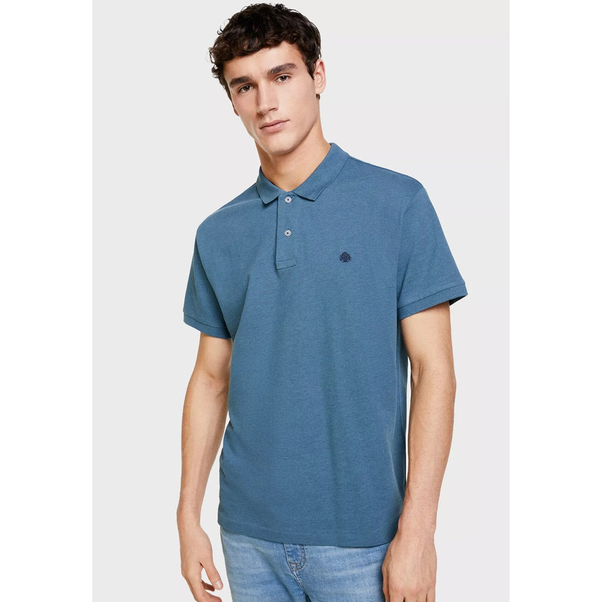 SPFLD Blue Pique Polo | Montivo Pakistan
