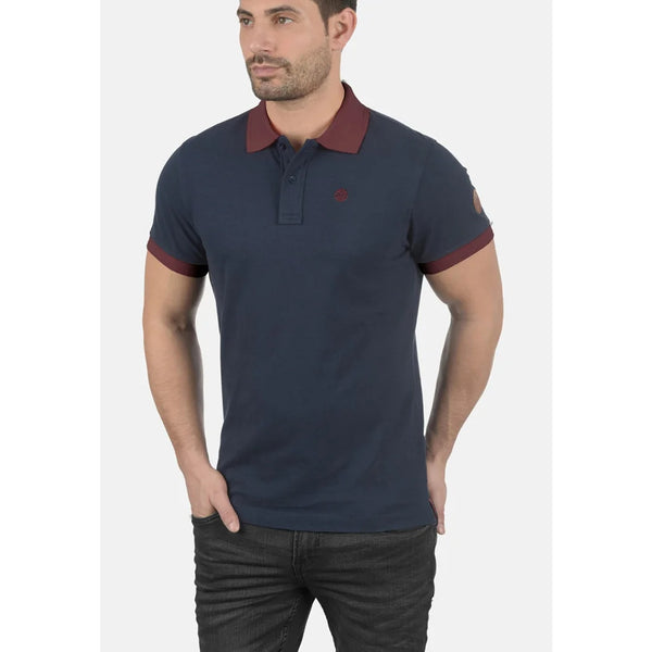 BLND Navy Ribbed Polo | Montivo Pakistan