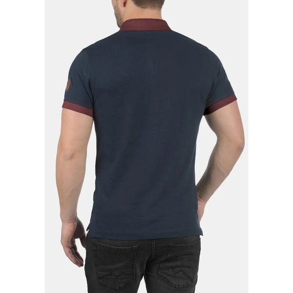 BLND Navy Ribbed Polo | Montivo Pakistan