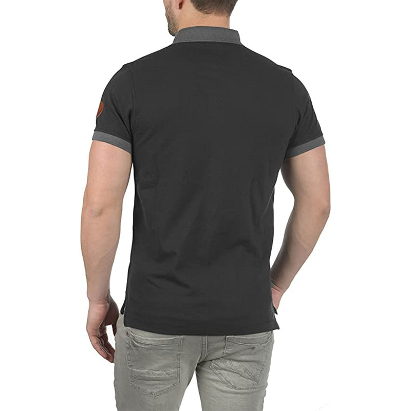 BLND Black Ribbed Polo | Montivo Pakistan