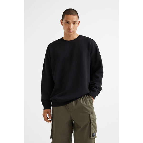 M17 Black Mens Basic Sweatshirt | Montivo Pakistan