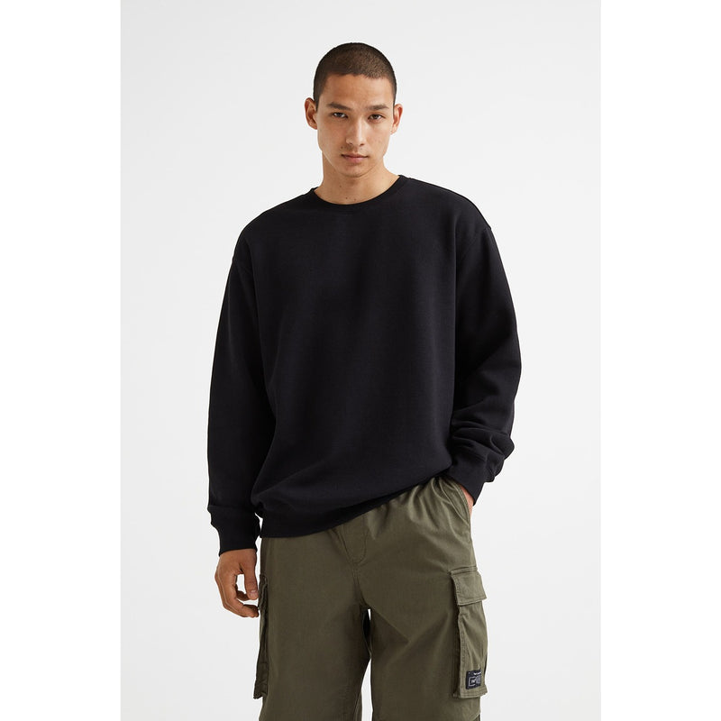 M17 Black Mens Basic Sweatshirt | Montivo Pakistan