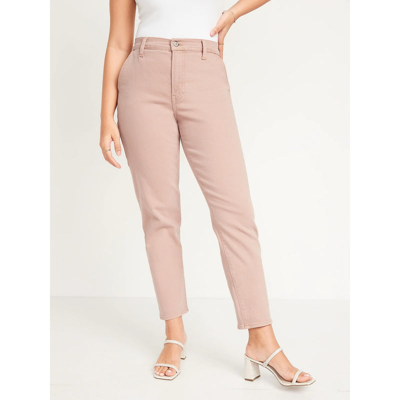 ON Curvy Extra High Button-Fly Peach Jeans | Montivo Pakistan