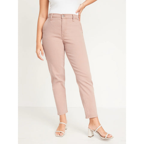 ON Curvy Extra High Button-Fly Peach Jeans | Montivo Pakistan