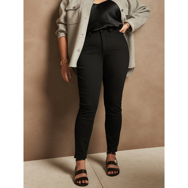 BR Curvy High Rise Black Skinny Jeans | Montivo Pakistan