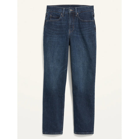 ON Extra High Button-Fly Dark Blue Jeans | Montivo Pakistan