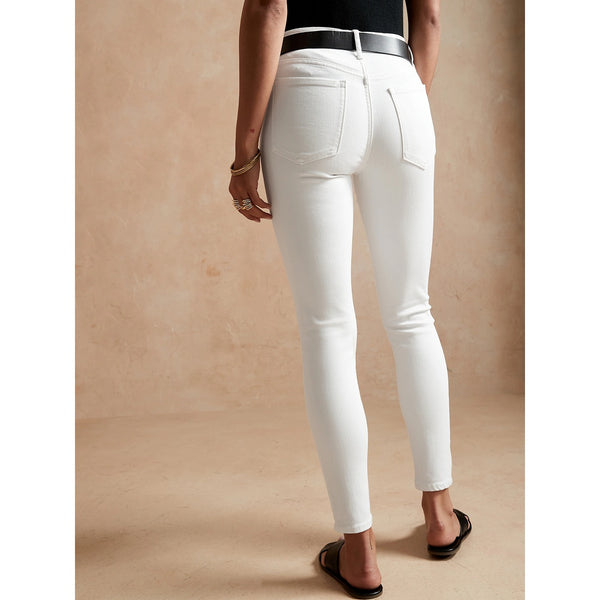 BR MId Rise White Skinny Jeans | Montivo Pakistan