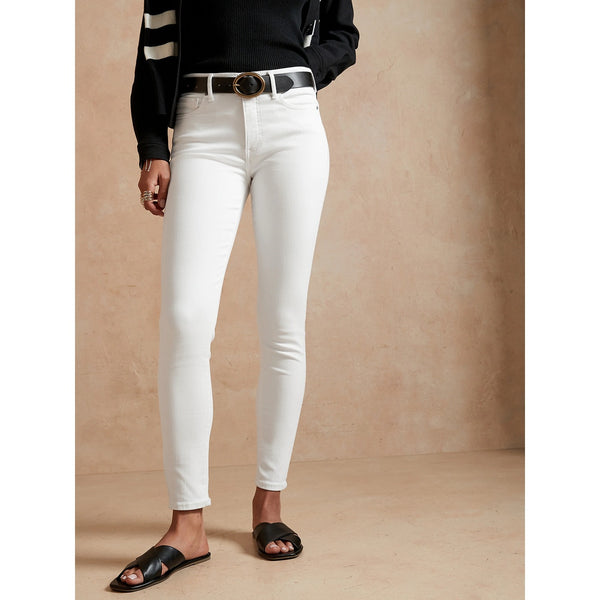 BR MId Rise White Skinny Jeans | Montivo Pakistan