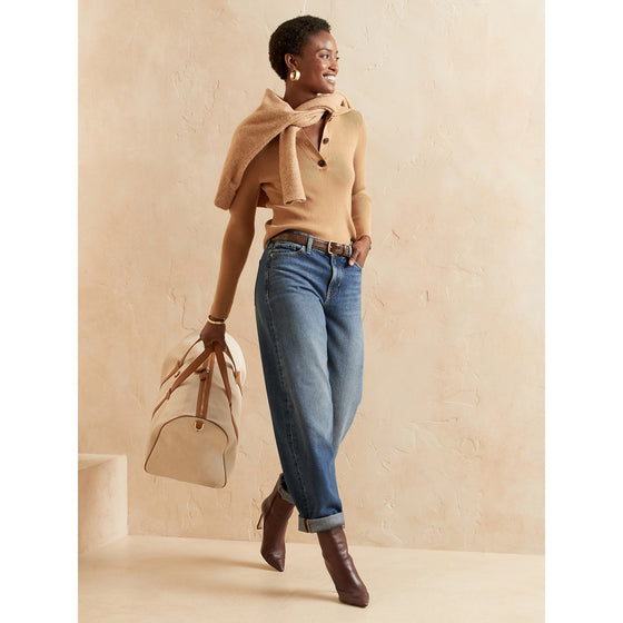 BR Barrel Mom High Jeans | Montivo Pakistan