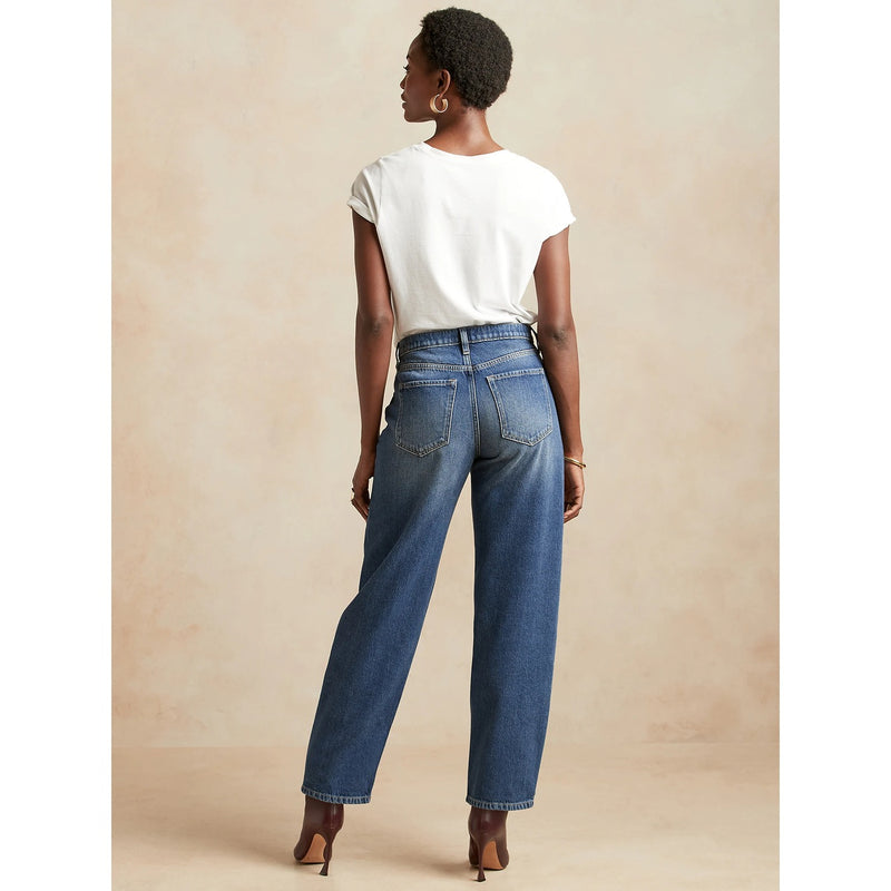 BR Barrel Mom High Jeans | Montivo Pakistan
