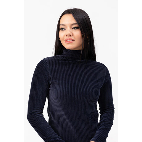 Navy Corduroy Blouse | Montivo Pakistan