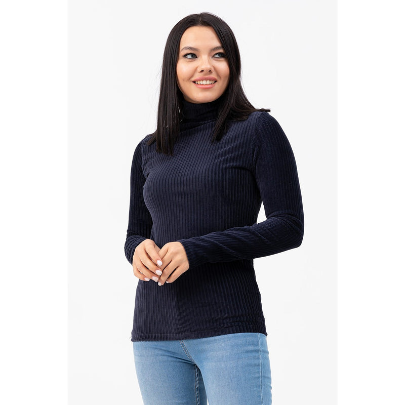 Navy Corduroy Blouse | Montivo Pakistan