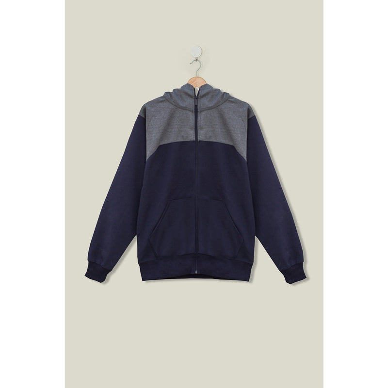 Colour Block Blue Sports Zipper | Montivo Pakistan