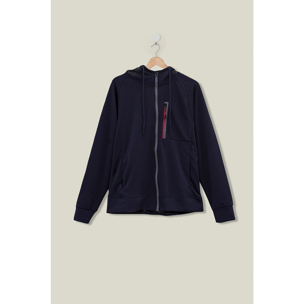 Navy Zip Detailed Sports Zipper | Montivo Pakistan