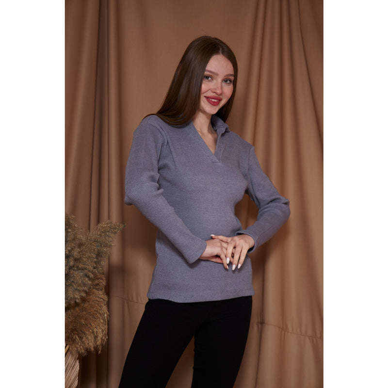 Anchor Ribbed Polo Sweatshirt | Montivo Pakistan