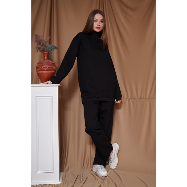 Black Oversized Co-Ord Set | Montivo Pakistan