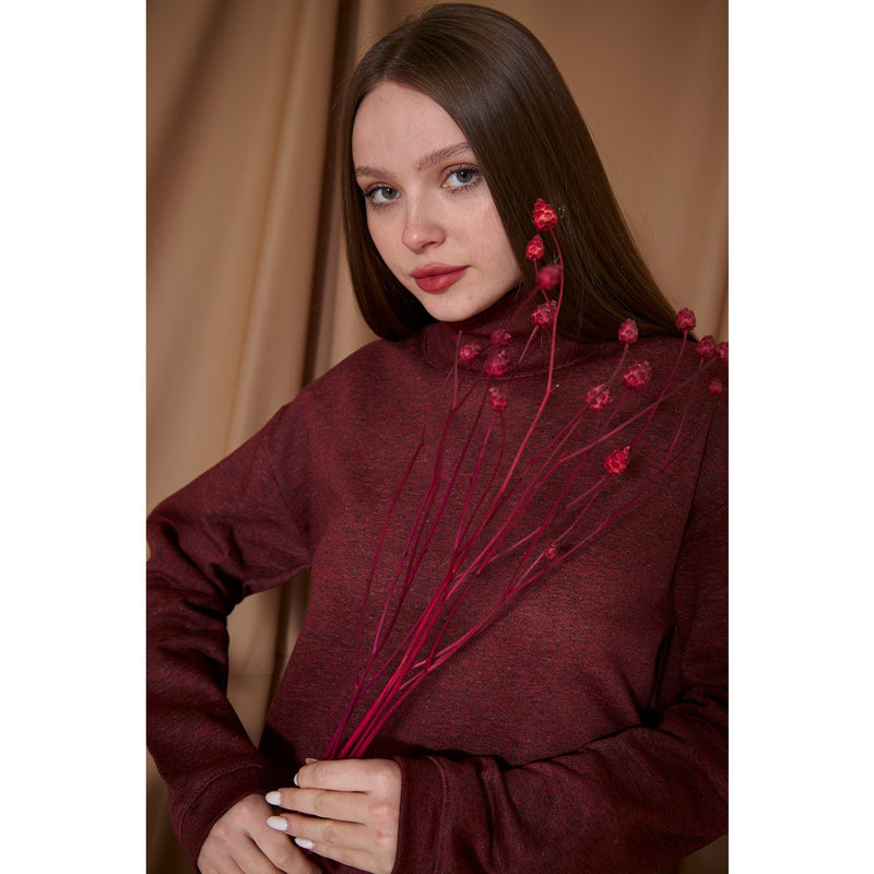 Red Melange Oversized Co-Ord Set | Montivo Pakistan