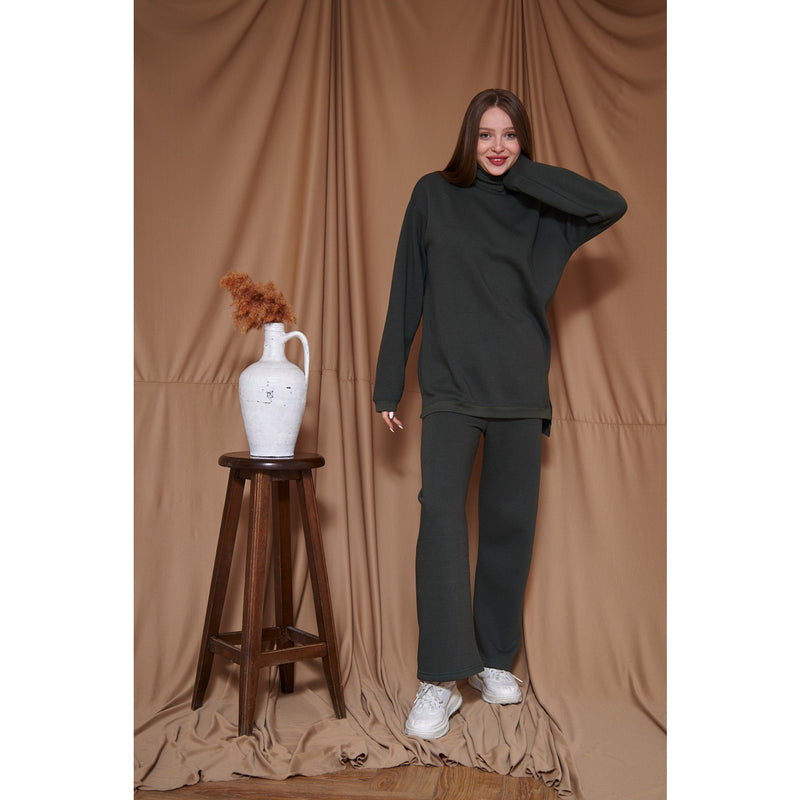 Dark Green Oversized Co-Ord Set | Montivo Pakistan