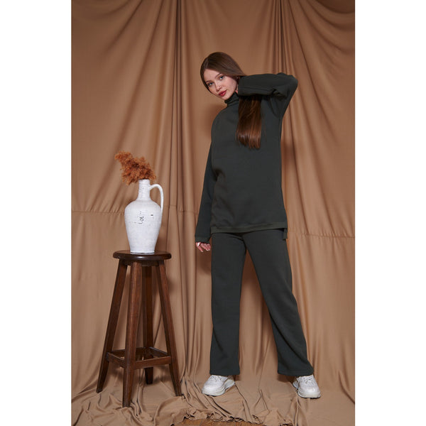 Dark Green Oversized Co-Ord Set | Montivo Pakistan