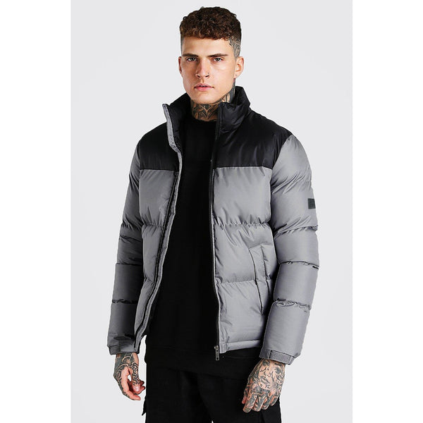 Colour Block Puffer Jacket | Montivo Pakistan