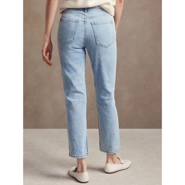 BR High Rise Blue Straight Jeans | Montivo Pakistan