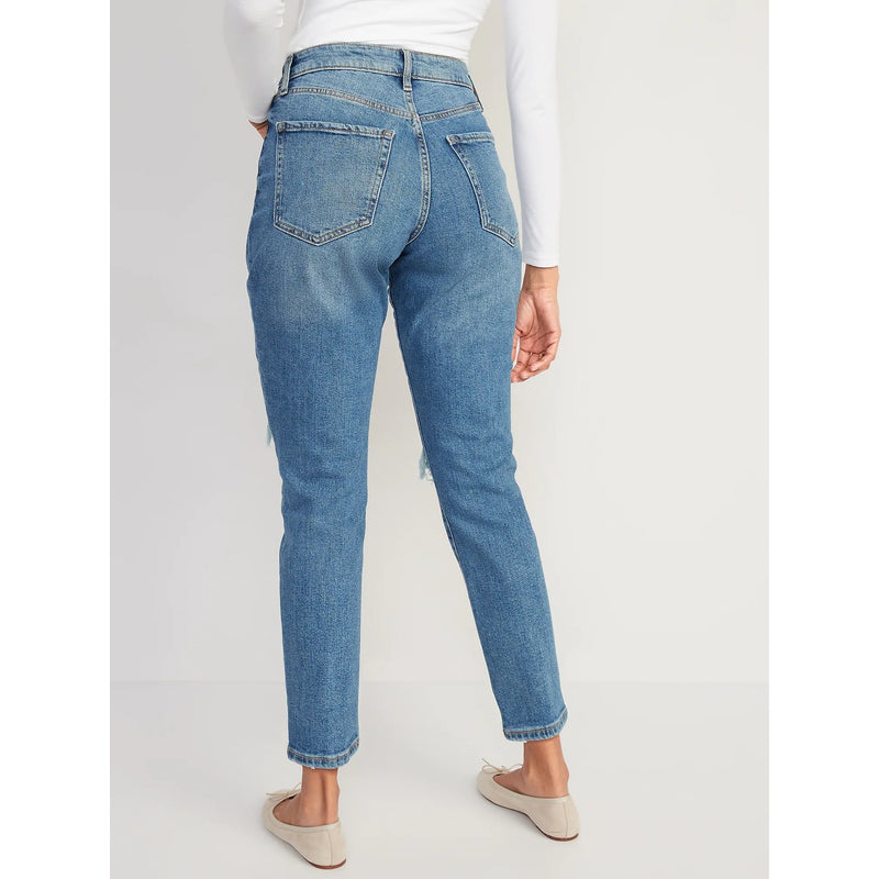 ON High Waist Curvy Ripped Jeans | Montivo Pakistan