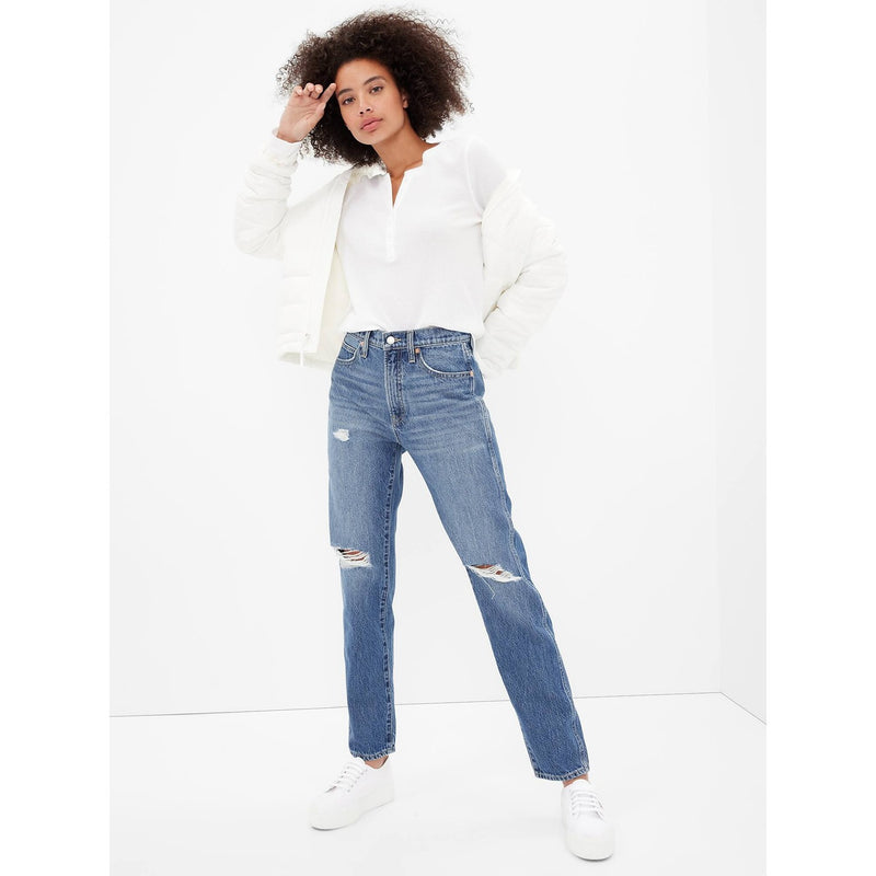 GP Mom High Distressed Jeans | Montivo Pakistan