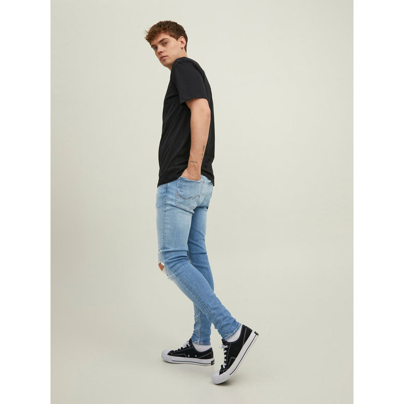 JJ Light Blue Ripped Jeans | Montivo Pakistan