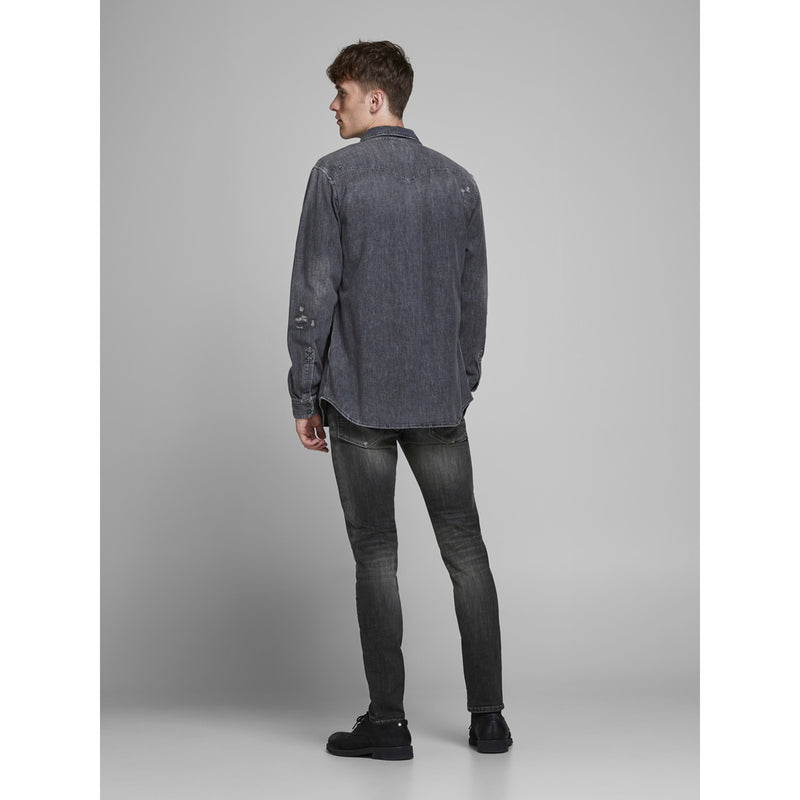 JJ Charcoal Slim Skinny Ripped Jeans | Montivo Pakistan