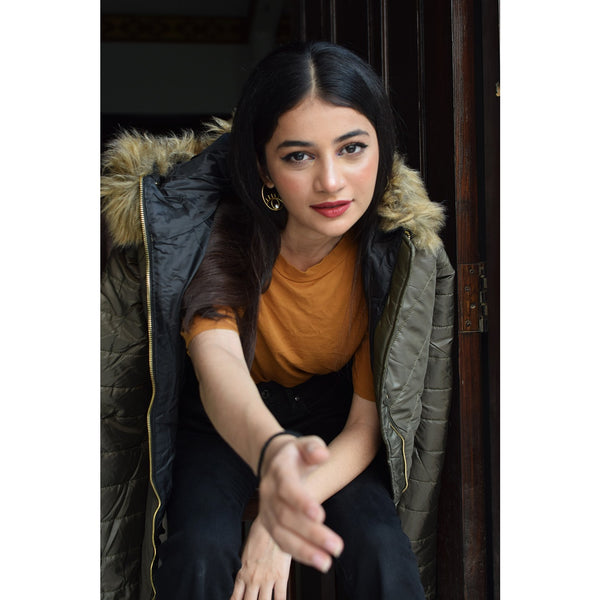 Green Hooded Puffer Jacket | Montivo Pakistan