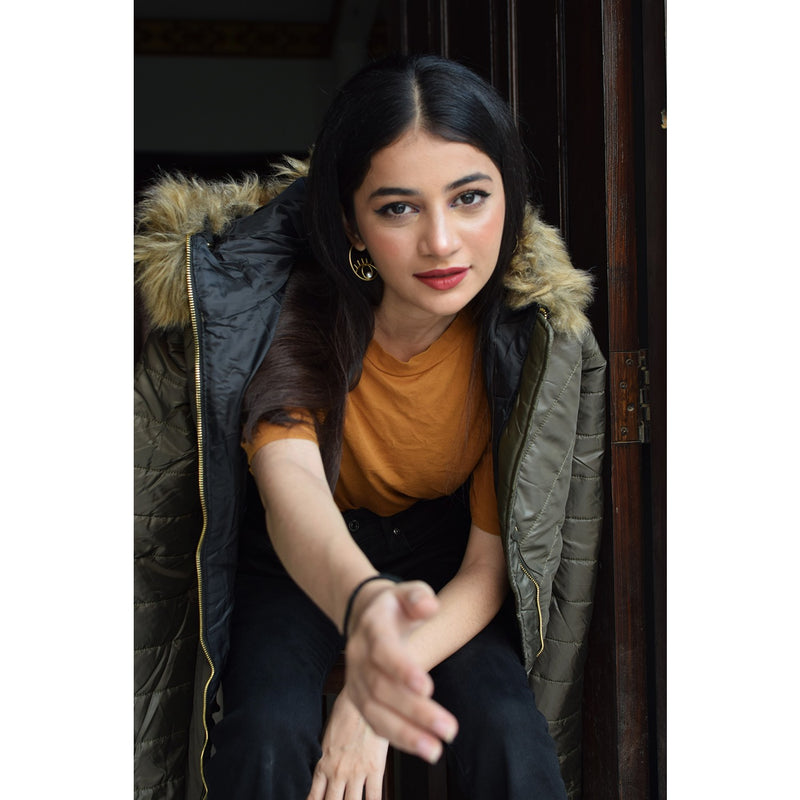 Green Hooded Puffer Jacket | Montivo Pakistan