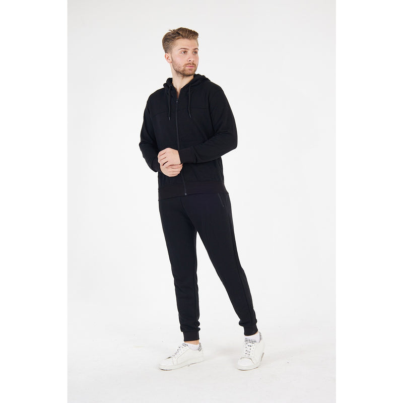 Black Zipper Tracksuit | Montivo Pakistan