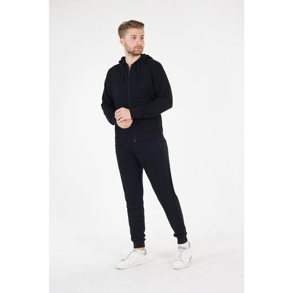 Black Zipper Tracksuit | Montivo Pakistan