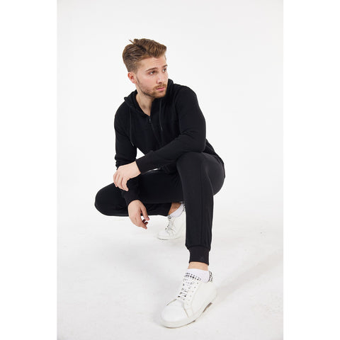 Black Zipper Tracksuit | Montivo Pakistan