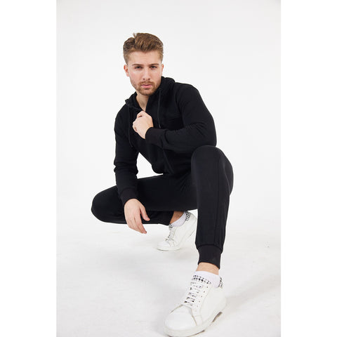 Black Zipper Tracksuit | Montivo Pakistan