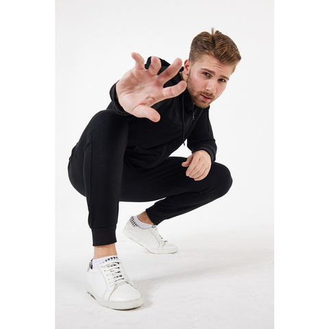 Black Zipper Tracksuit | Montivo Pakistan