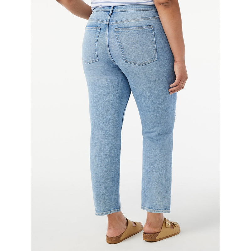 FA 90's Straight Ripped Jeans | Montivo Pakistan